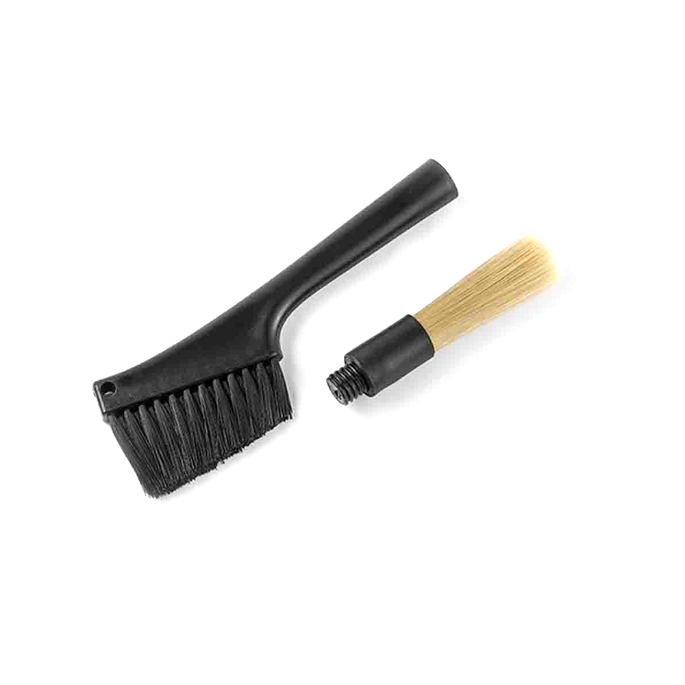 Specialized coffee table cleaning brush