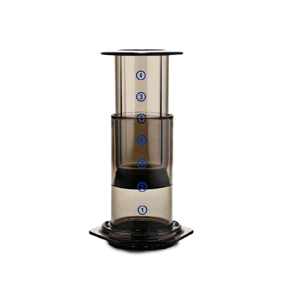 AeroPress tool for making coffee by pressing method