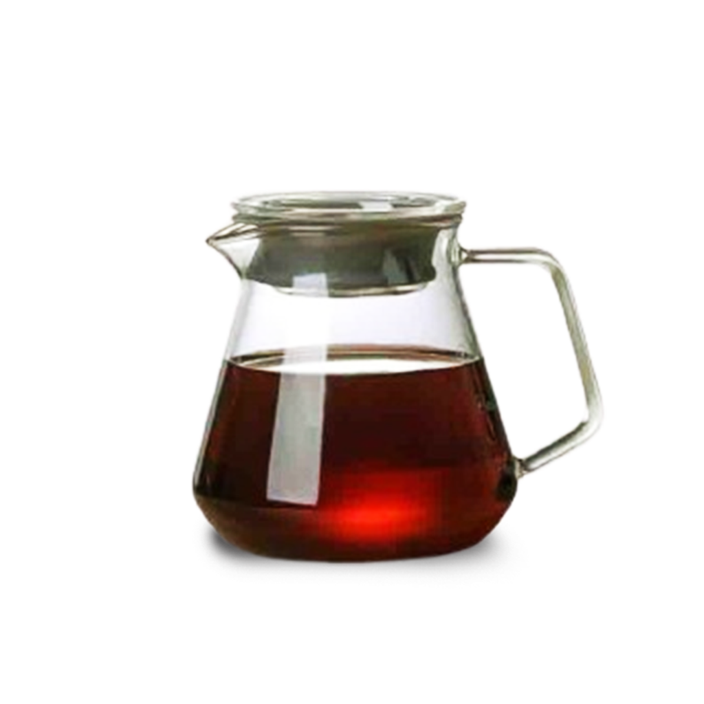 Glass specialty coffee server Glass coffee server