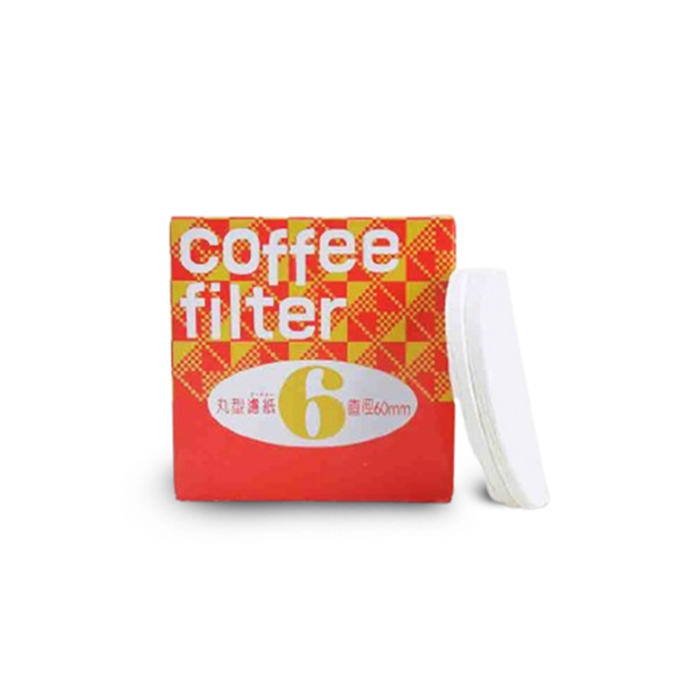 6 cm diameter filter suitable for Cold Brew and AeroPress machines
