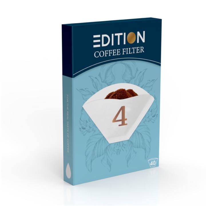 اديشن ورق ترشيح قهوة 4 - 40 حبة