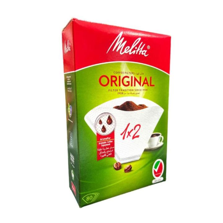 ميليتا 1x2 ورق ترشيح قهوة 80 حبة