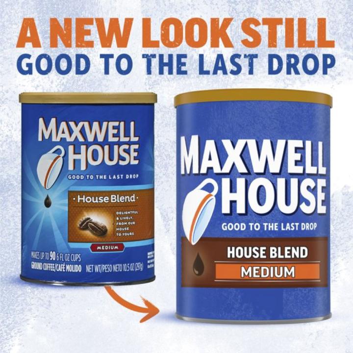 Maxwell House House Blend Medium Roast Coffee 297g - Imported