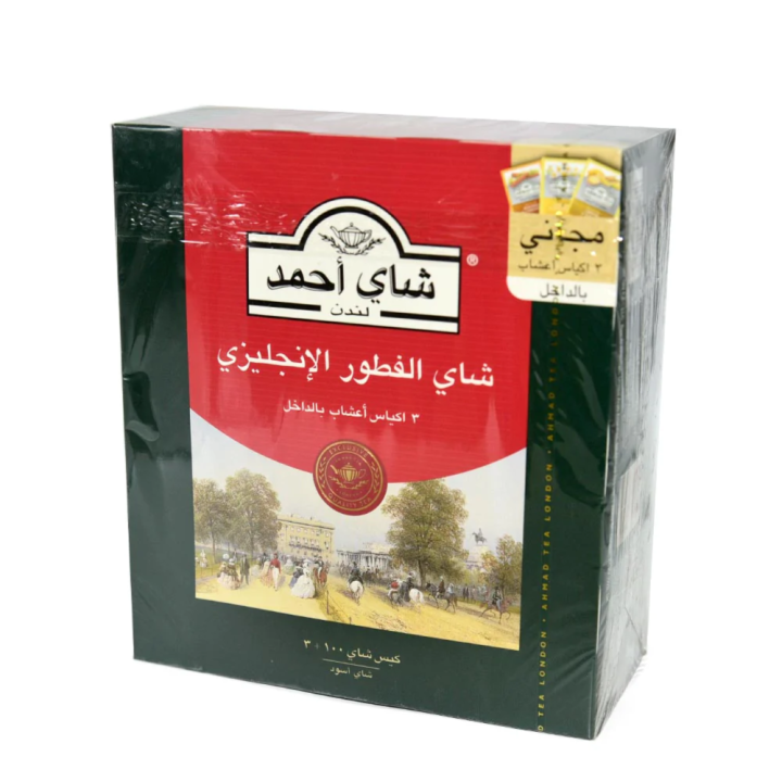 Ahmed Tea English Breakfast Tea - Rich Black Tea - 100 Bags