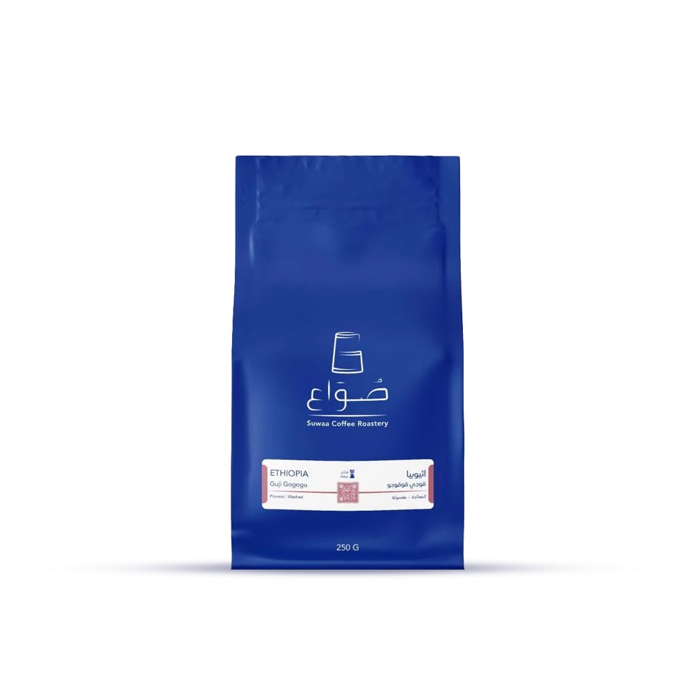قوجي قوقوجو اثيوبيا | محمصة صواع | مغسولة بايحا الكشمش الأسود
