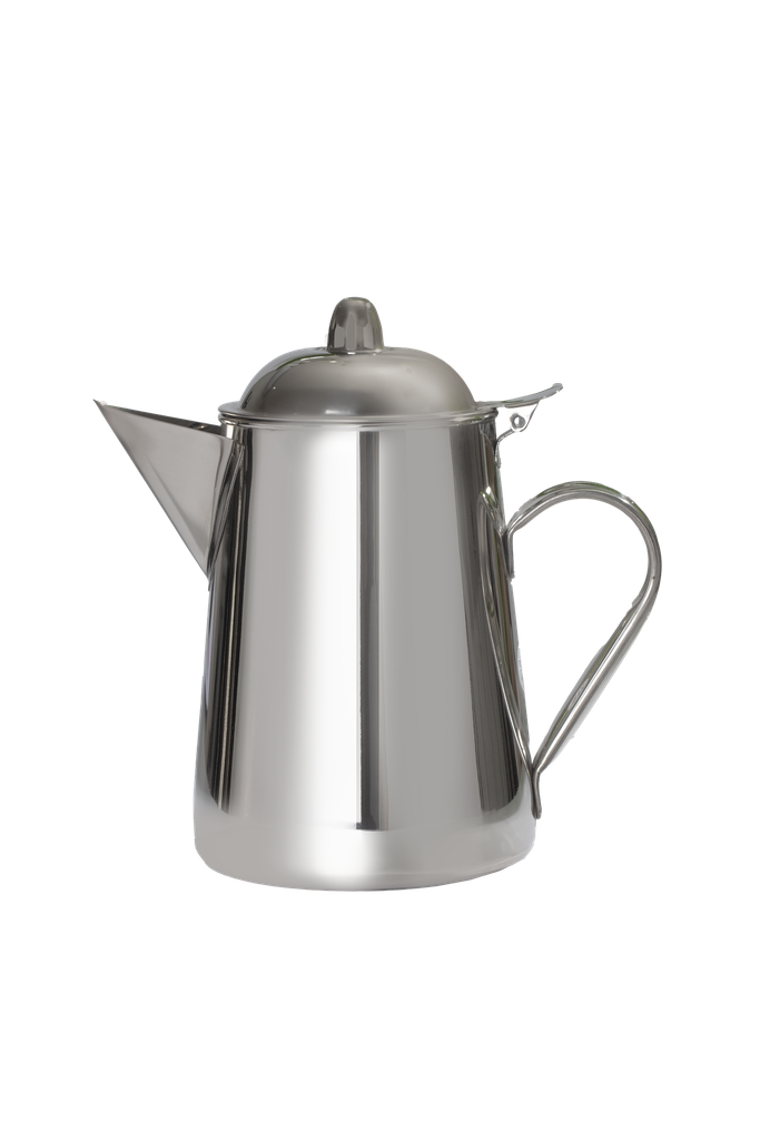 Practical and traditional Indian steel holder from Al Saif, suitable for preparing coffee and tea with ease - 2.5 liters - second shape