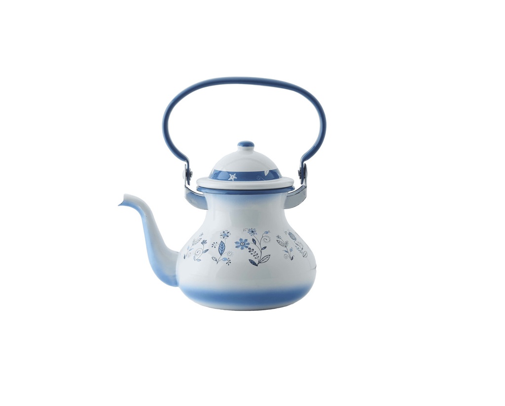 MOROCCO teapot from Al Saif, durable and elegant, ideal for serving all kinds of tea - 2.4 liters - fluorescent blue