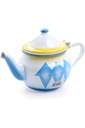 An Indonesian tea pot (Diamond) from Al Saif, practical for serving tea, characterized by an elegant traditional design - blue - 1.4 liters