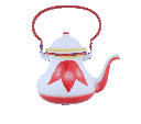 MOROCCO (Tulip) jug from Al Saif, durable and elegant, ideal for serving all kinds of tea - red - 3 liters