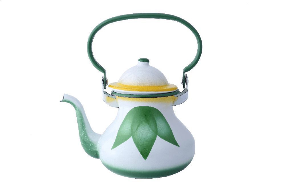 MOROCCO (Tulip) jug from Al Saif, durable and elegant, ideal for serving all kinds of tea - green - 1 liter