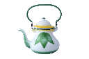 MOROCCO (Tulip) jug from Al Saif, durable and elegant, ideal for serving all kinds of tea - green - 0.6 liters