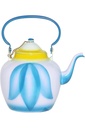 Durable and elegant tulip jug from Al Saif, ideal for serving all kinds of tea - blue - 2 liters
