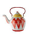 Durable and elegant (Diamond) jug from Al Saif, ideal for serving all kinds of tea - red - 5.5 liters