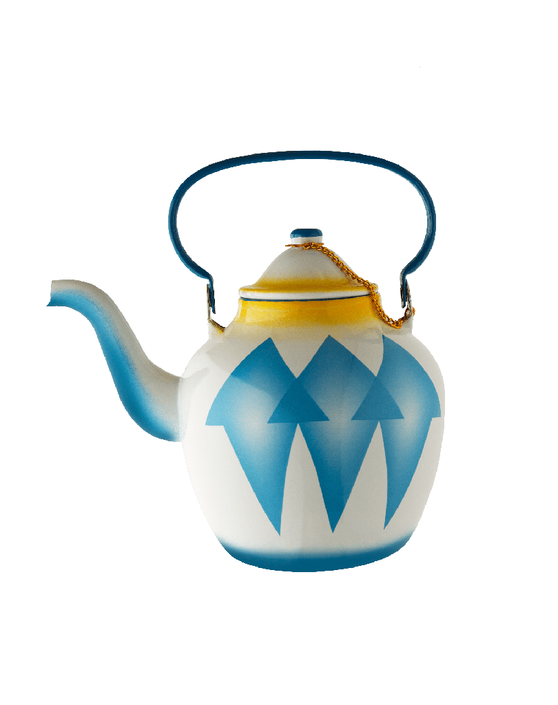 Durable and elegant (Diamond) jug from Al Saif, ideal for serving all kinds of tea - 1.6 liters - blue
