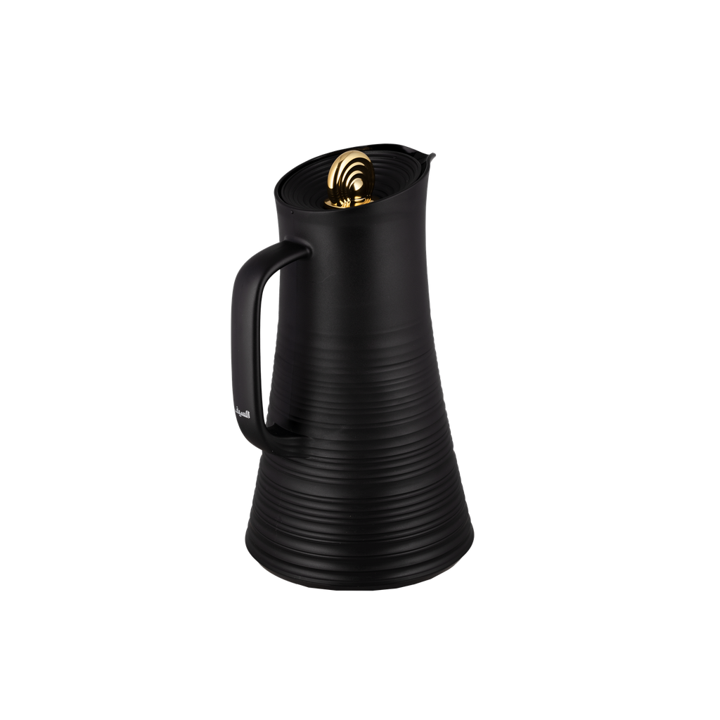 Diva thermos for coffee or tea / elegant design to suit all tastes, capacity of 1 liter - black
