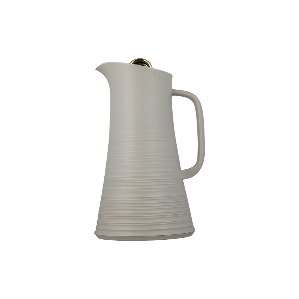 Diva thermos for coffee or tea / elegant design to suit all tastes, capacity of 1 liter - gray/gold