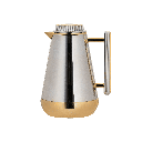 Lilia thermos for coffee and tea from Al Saif / Elegant design that suits all tastes / Made to maintain the heat of drinks for long hours - 0.75 liters - golden nickel