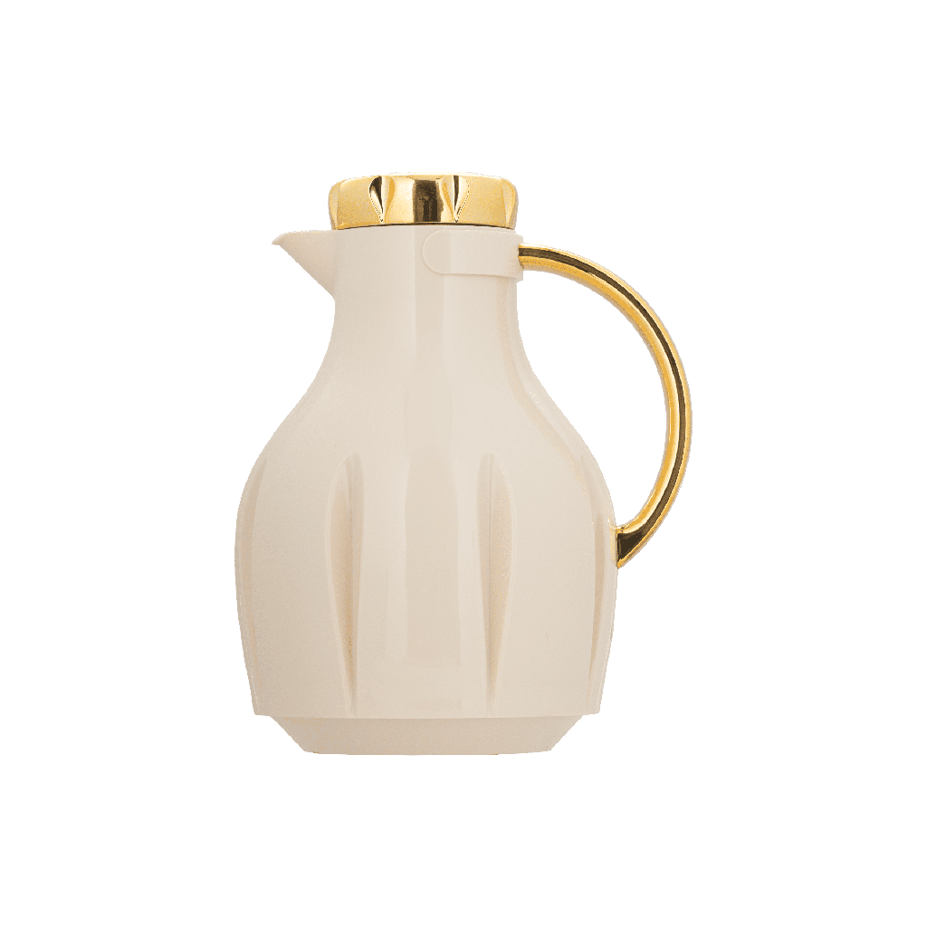 Thermos for coffee or tea from Diva / elegant design to suit all tastes, capacity of 1 liter - beige