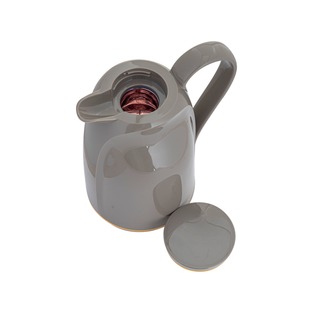Diva thermos for coffee or tea / elegant design to suit all tastes, capacity of 1 liter - dark gray/gold