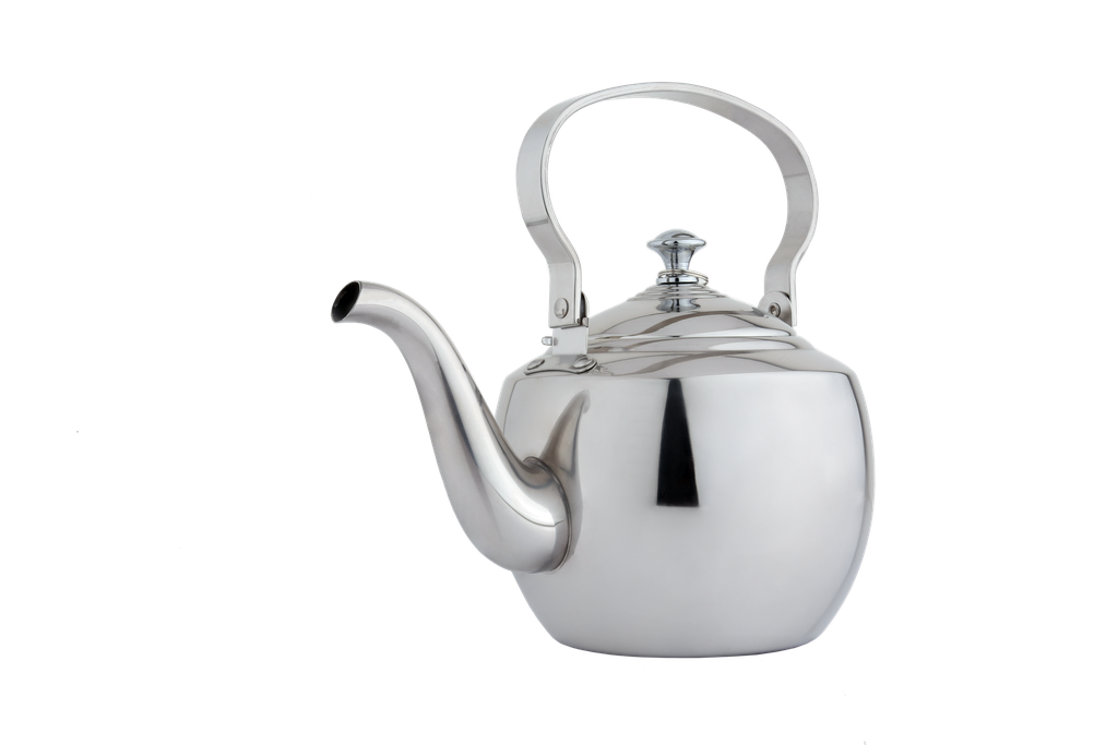 إبريق من السيف متين وأنيق، مثالي لتقديم الشاي وانواعه اللون استيل متعددة المقاسات - 4 لتر