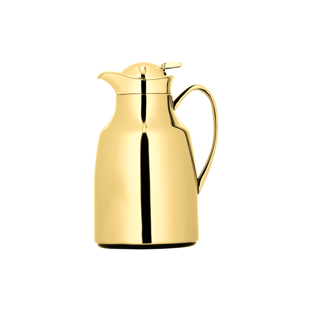 Al Saif Aryam Thermos for coffee and tea from Al Saif / Elegant design that suits all tastes / Made to maintain the heat of drinks for long hours / Ideal for daily use at home or office / Multi-color and size - 1.3 liters - Gold