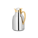 Al Saif Aryam Thermos for coffee and tea from Al Saif / Elegant design to suit all tastes / Made to maintain the heat of drinks for long hours / Ideal for daily use at home or office / Multi-color and size - 0.65 liters - Nickel/Gold