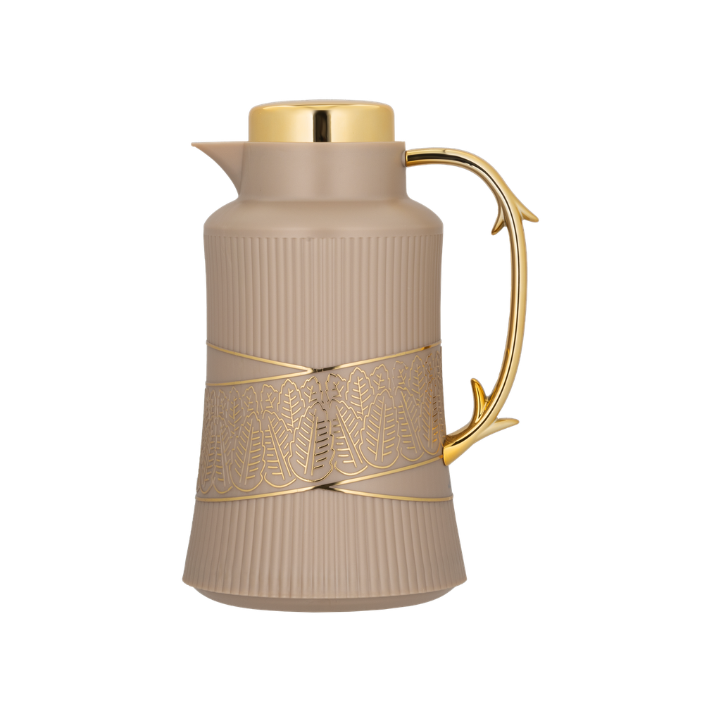 Thermos for coffee or tea from Diva / elegant design to suit all tastes, capacity of 1 liter - gold