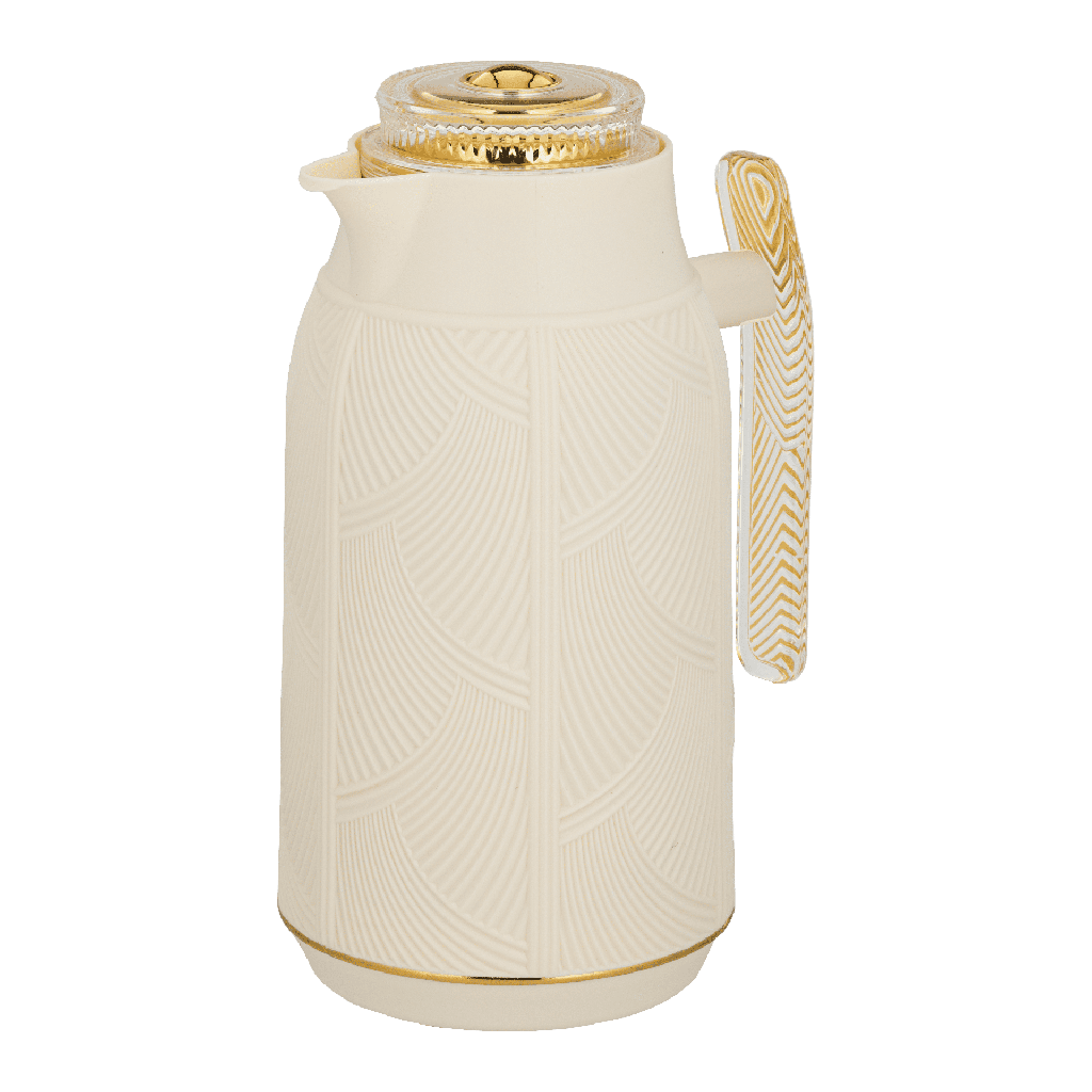 Thermos for coffee or tea from Diva / elegant design to suit all tastes, capacity of 1 liter - beige