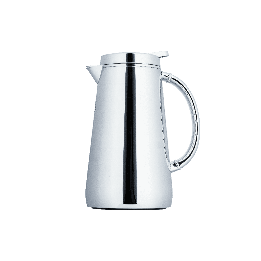 Sama Thermos for coffee and tea from Al Saif / Elegant design that suits all tastes / Made to maintain the heat of drinks for long hours - 0.7 liters - Chrome