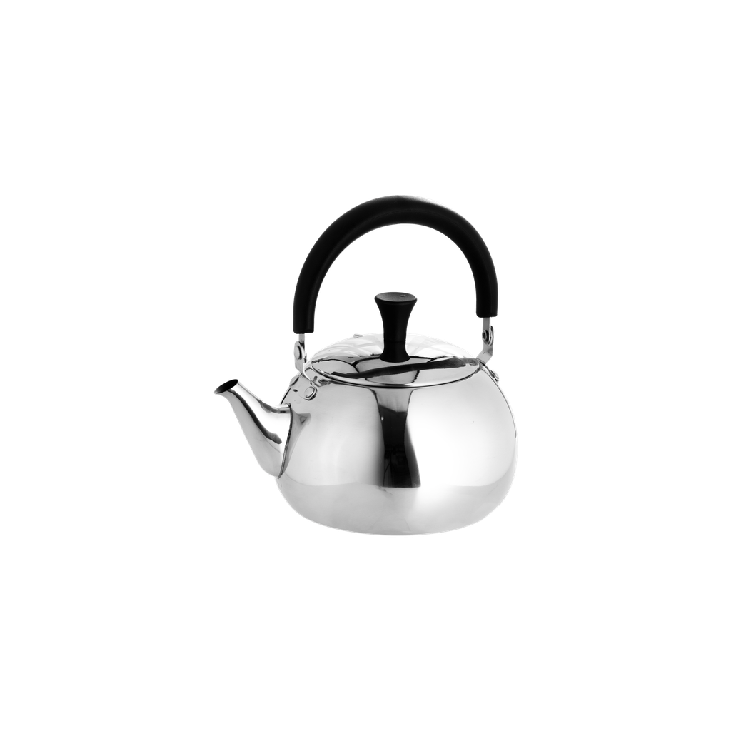 Sturdy and elegant teapot from Al Saif, ideal for serving all kinds of tea, silver color, multiple sizes - 1 liter