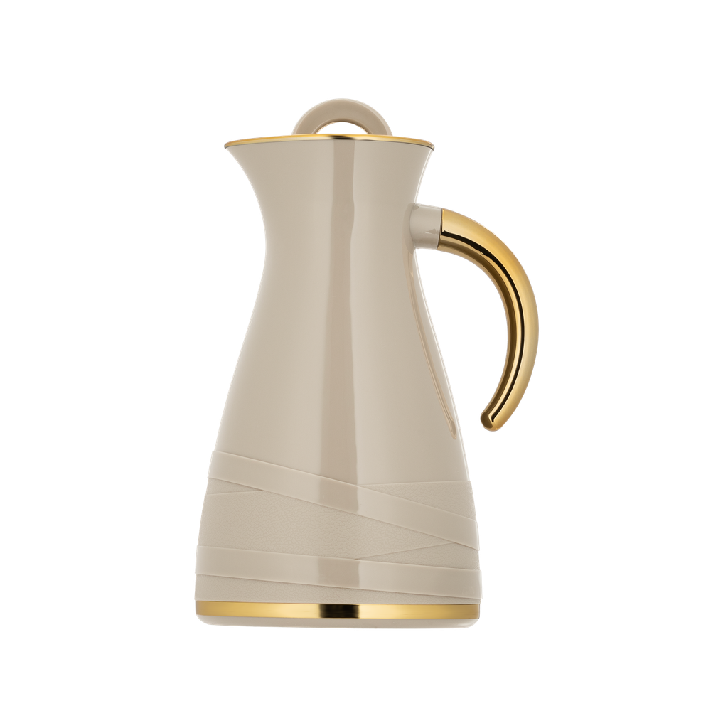 Thermos for coffee or tea from Diva / elegant design to suit all tastes, capacity of 1 liter - beige