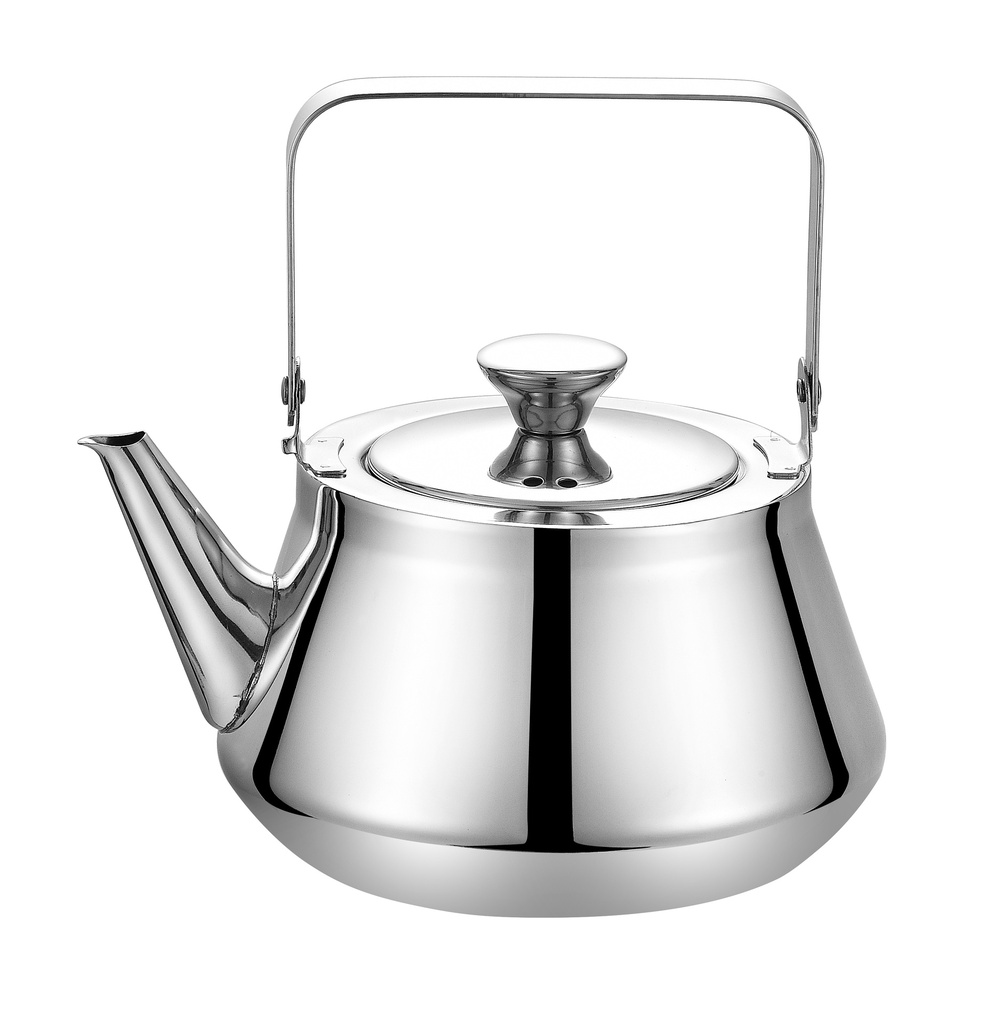 The Peruvian jug from Al Saif is durable and elegant, ideal for serving all kinds of tea, silver color, multiple sizes - 1.7 liters