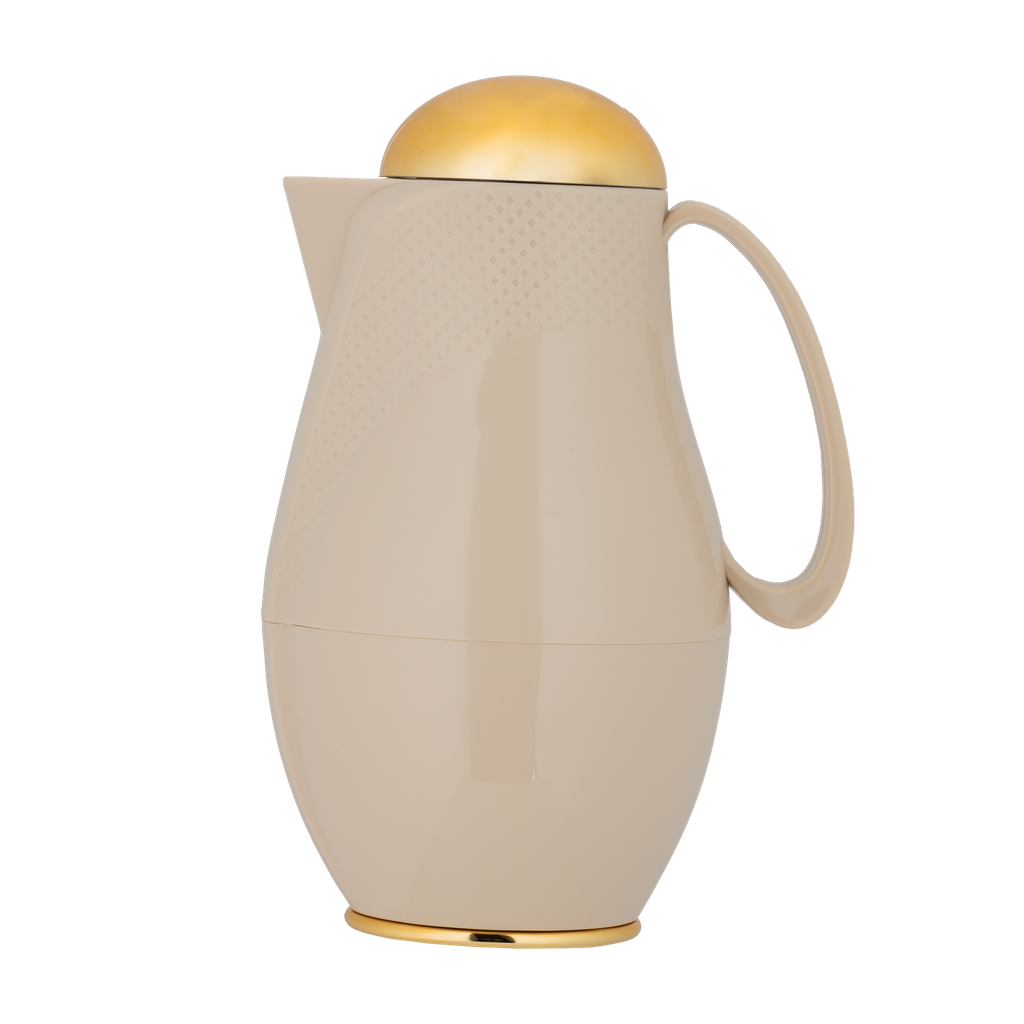 Thermos for coffee or tea from Diva / elegant design to suit all tastes, capacity of 1 liter - beige