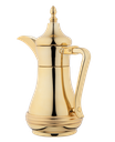 Al Saif Steel Thermos for coffee from Al Saif / Elegant design that suits all tastes / Made to maintain the heat of drinks for long hours / Ideal for daily use at home or office - 1 liter - Gold