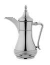 Al Saif Steel Thermos for coffee from Al Saif / Elegant design that suits all tastes / Made to maintain the heat of drinks for long hours / Ideal for daily use at home or office - 0.35 liters - Chrome