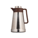 Al Saif Maya Coffee and Tea Thermos from Al Saif / Elegant design that suits all tastes / Made to maintain the heat of drinks for long hours - 0.5 liters - wooden matte nickel