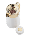 Al Saif Maya Coffee and Tea Thermos from Al Saif / Elegant design that suits all tastes / Made to maintain the heat of drinks for long hours - pearl/gold - 1.5 liters