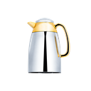 Al Saif Yara Thermos for coffee and tea from Al Saif / Elegant design to suit all tastes / Made to maintain the heat of drinks for long hours / Ideal for daily use at home or office / Multi-color and size - gilded chrome - 0.35 liters