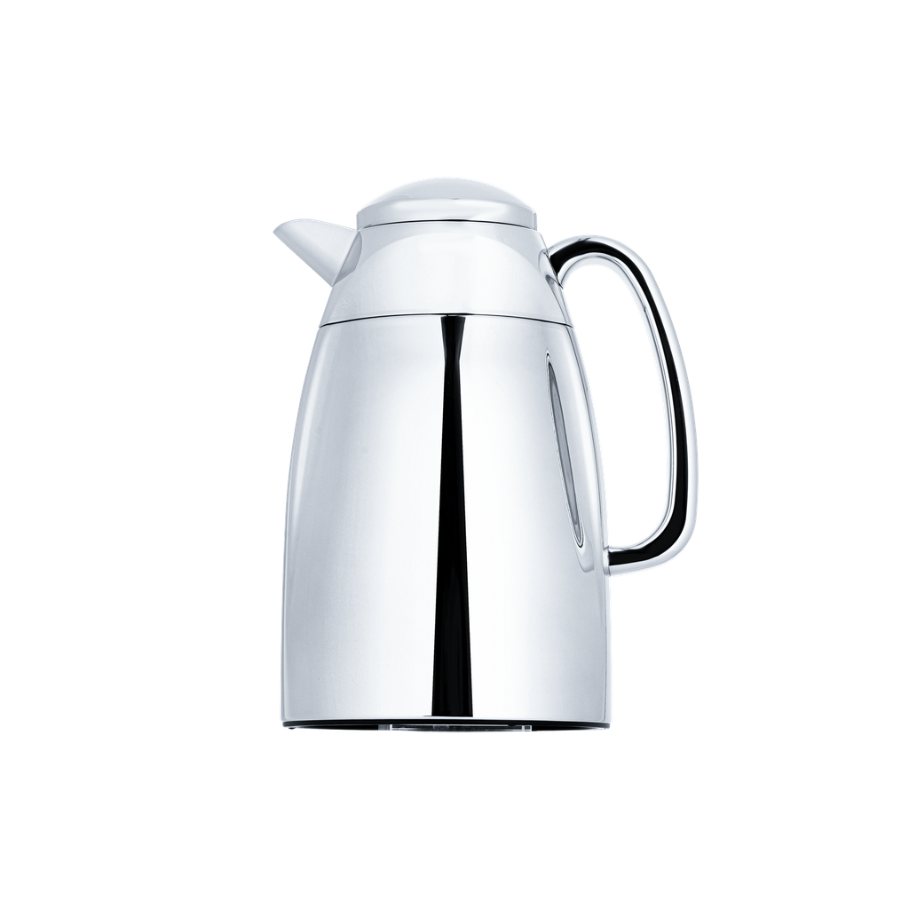 Al Saif Yara Thermos for coffee and tea from Al Saif / Elegant design to suit all tastes / Made to maintain the heat of drinks for long hours / Ideal for daily use at home or office / Multi-color and size - Chrome - 0.65 liters