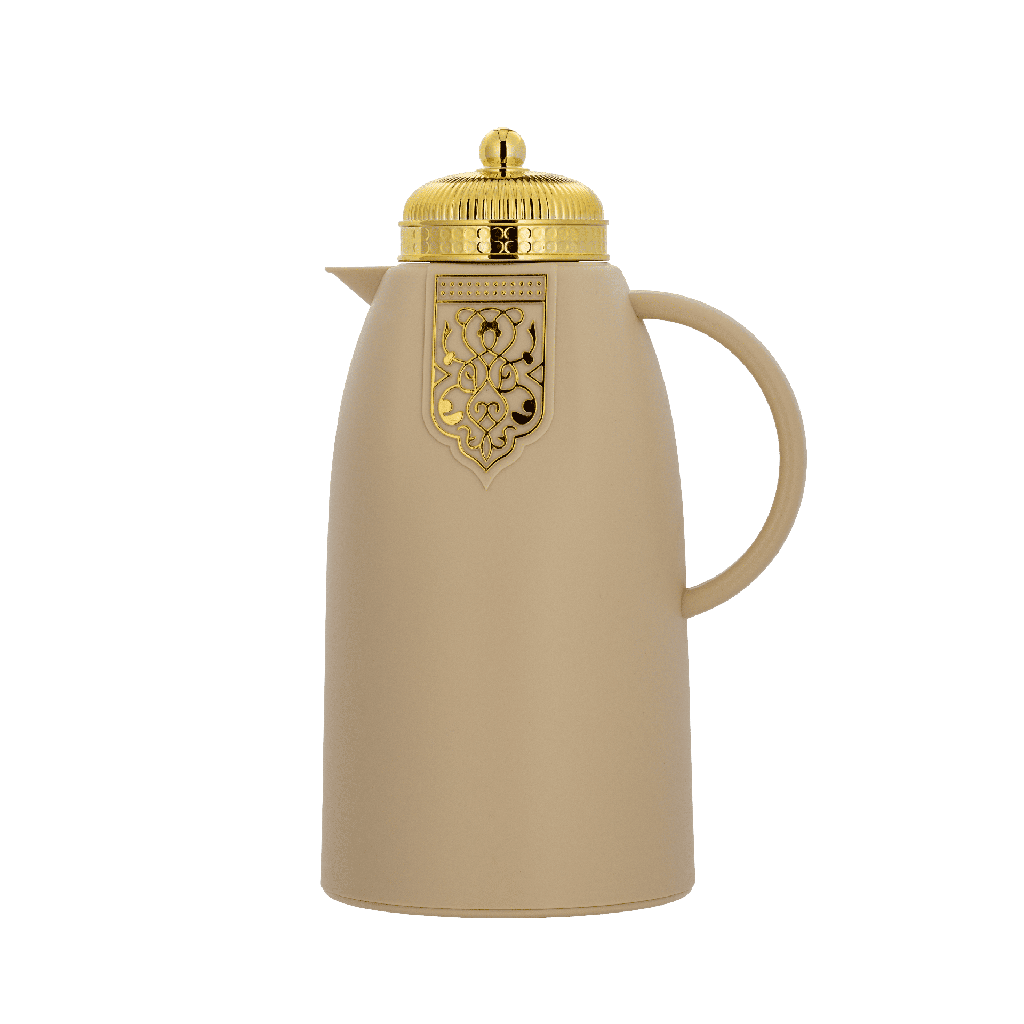 Thermos for coffee or tea from Diva / elegant design to suit all tastes, capacity of 1 liter - beige