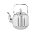The Jewel Steel Jug from Al Saif is durable and elegant, ideal for serving various types of tea - silver - 1.2 liters