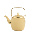 The Steel Lightning Jug from Al Saif is durable and elegant, ideal for serving tea of ​​various sizes and colors - gold - 1.6 liters