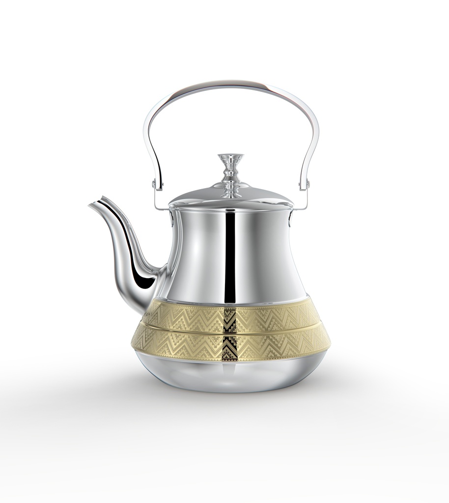 The Salma jug from Al Saif is durable and elegant, ideal for serving tea of ​​various sizes and colors - two colors - 1.2 liters