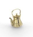 The Salma jug from Al Saif is durable and elegant, ideal for serving tea of ​​various sizes and colors - gold - 2 liters
