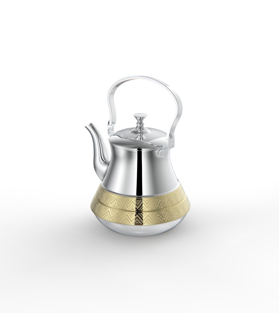 The Salma jug from Al Saif is durable and elegant, ideal for serving tea of ​​various sizes and colors - two colors - 2 liters