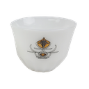 A set of Korean coffee cups from Al Saif, 12 pieces - large - second pattern