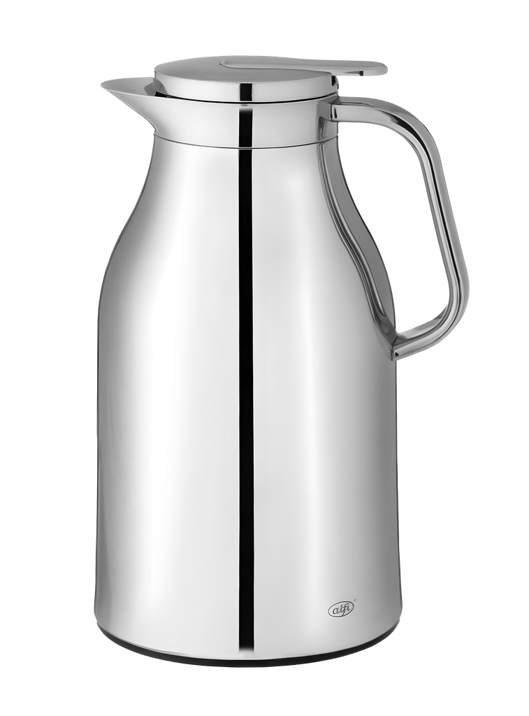 Al Saif Steel Flask for coffee and tea from Alfi / elegant design to suit all tastes - 0.65 liters - chrome