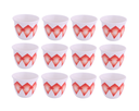 A set of coffee cups of 12 pieces from Al Saif - first pattern - medium