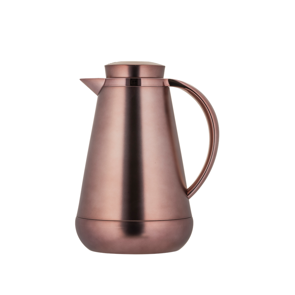 Hala Coffee and Tea Thermos from Al Saif / Elegant design that suits all tastes / Made to maintain the heat of drinks for long hours - shiny matte pink - 1.3 liters