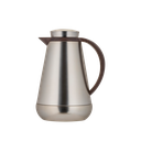 Hala thermos for coffee and tea from Al Saif / Elegant design that suits all tastes / Made to maintain the heat of drinks for long hours - 0.5 liters - wooden matte nickel